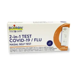 2-in -1 Covid 19/Flu Boiron 1 Self Test Nasale