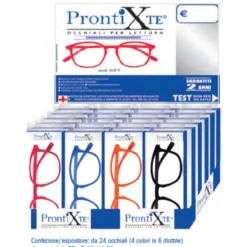 Industrie Ottiche Italiane Prontixte Kit Soft Occhiali Per Lettura 24 Pezzi