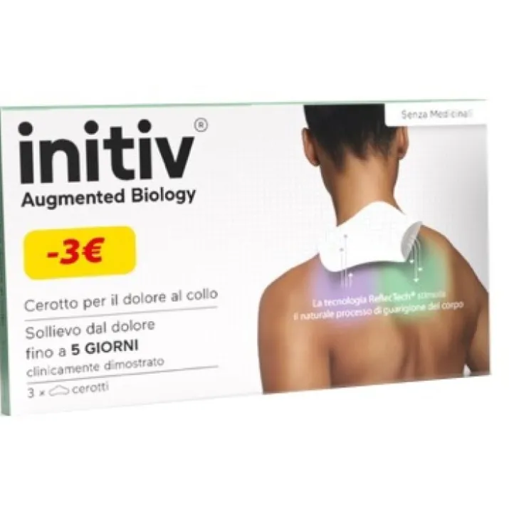 initiv Cerotto per il Dolore al Collo 3 Pezzi