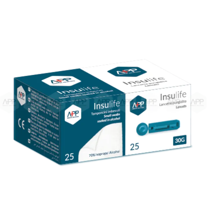 InsuLife Lancette Pungidito E Tamponcini Imbevuti App 2x25 Pezzi