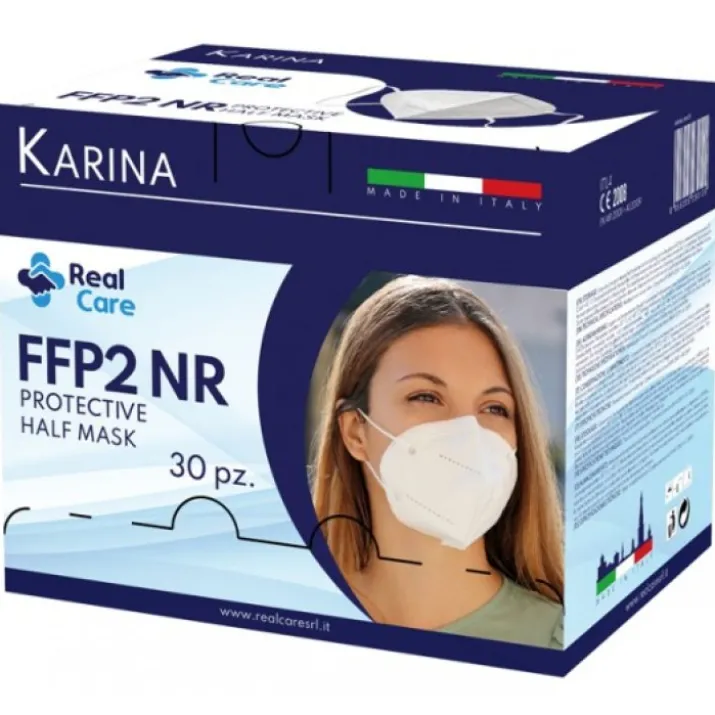 KARINA SEMIMASCHERA FFP2 BIANCA 30 PEZZI