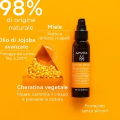 Keratin Repair Nourish & Repair Hair Oil Apivita 100ml