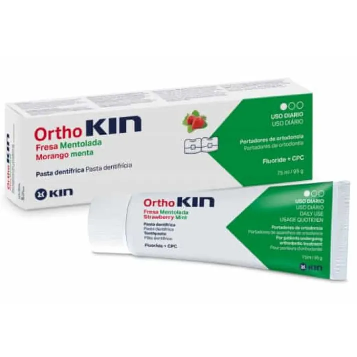 Kin Orthokin Dentifricio Fragola Menta 75ml
