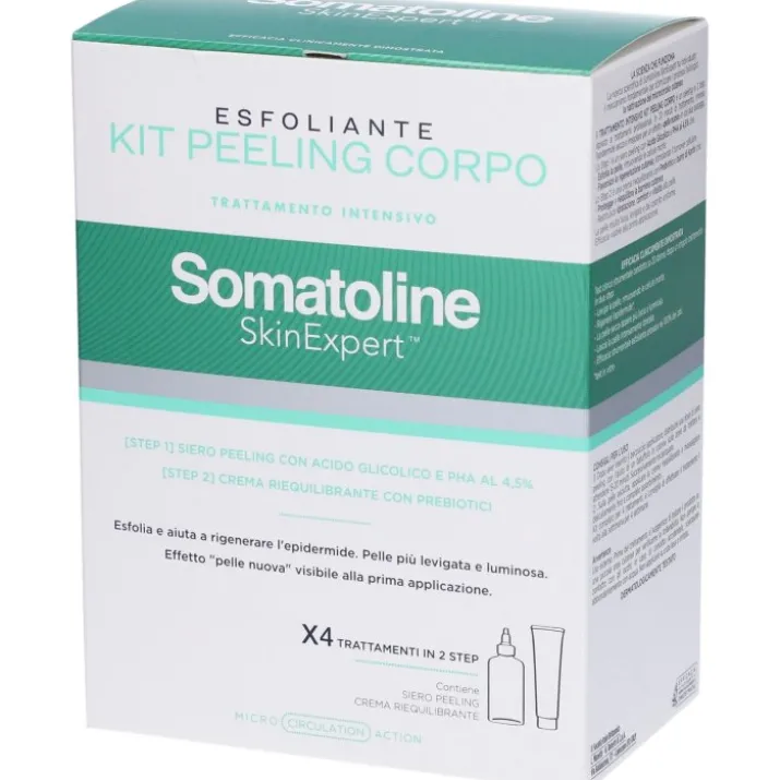 Kit Peeling Corpo Esfoliante Somatoline Skin Expert 4 Trattamenti