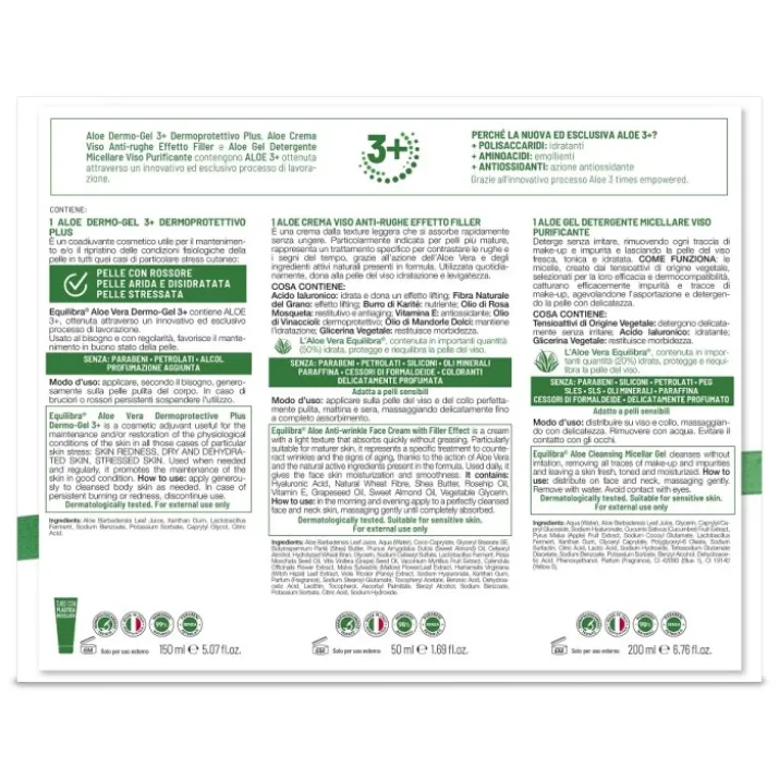 Kit Viso Aloe 3+ Equilibra® Cofanetto