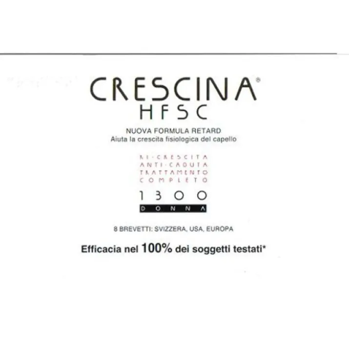 Labo Crescina HFSC Nuova Formula Retard 1300 Donna Trattamento Completo 20+20 Fiale