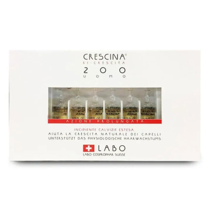 Labo Crescina Transdermic Ri-Crescita 200 Uomo 20Fiale