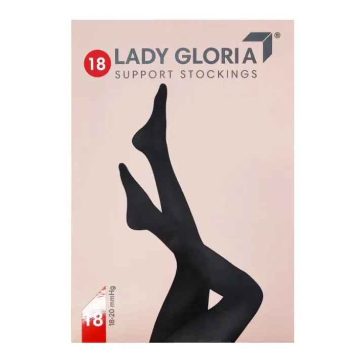 Ladygloria 18 Autoreggente 140Den Nero 1 GloriaMed®