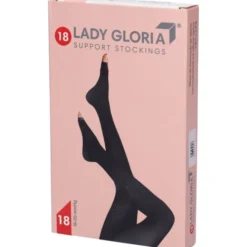 Ladygloria 18 Autoreggente Punta Aperta Sahara 4 GloriaMed® 1 Paio