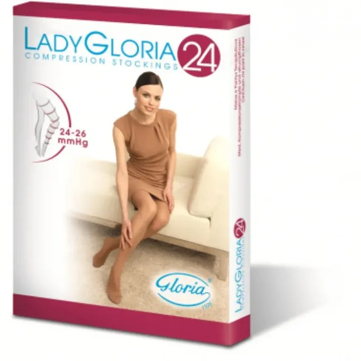 Ladygloria 24 Collant Punta Aperta 240Den Daino 5 GloriaMed®
