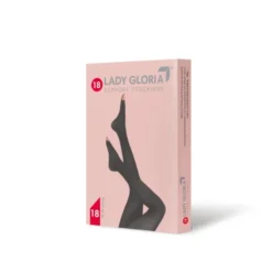 Ladygloria 18 Collant Punta Aperta Nero 1 GloriaMed® 1 Paio