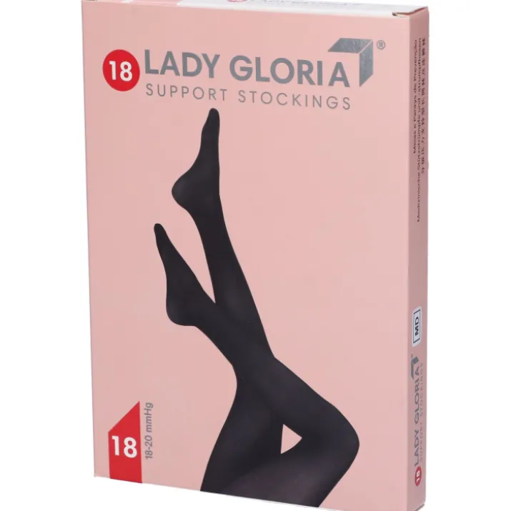LadyGloria 18 140D Collant Nero 4 GloriaMed® 1 Paio