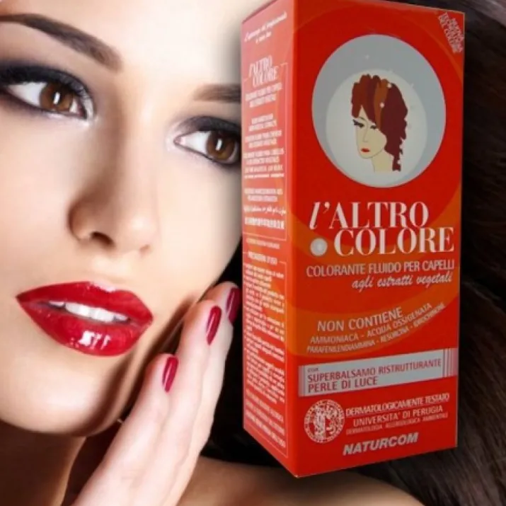 L'altro Colore Tinte Naturali Senza Ammoniaca e Acqua Ossigenata Tonalità Castano Scuro 2/0
