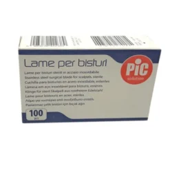 Lame per Bisturi Sterili Mis.20 PIC 100 Pezzi