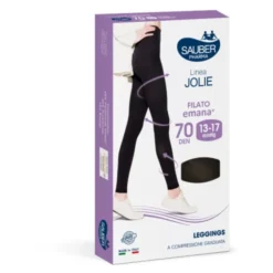 Leggins Emana 70 Jolie Nero Tg.S Sauber