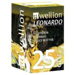 Leonardo Test Strips Glicemia Wellion 25 Strisce Reattive
