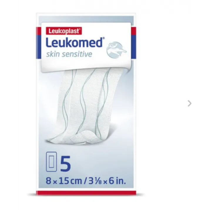 Leukomed Skin Sensitive 8x15cm Leukoplast 5 Medicazioni