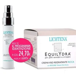 Lichtena Equilydra Crema Viso Reidratante Ricca + Contorno Occhi Gel
