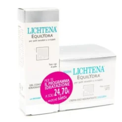 Lichtena Equilydra Crema Viso Idratante Leggera+ Gel Contorno Occhi