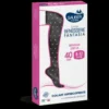Linea Benessere Fantasia 40D Collant Supercoprente Pois Bianchi Tg.3 Sauber