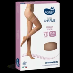 Linea Charme 70D Autoreggente Camel Tg.5 Sauber
