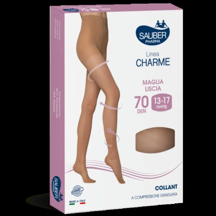 Linea Charme 70D Collant Camel Tg.5 Sauber