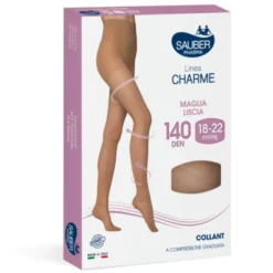 Linea Charme 140D Collant Camel Tg.2 Sauber