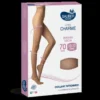 Linea Charme 70D Collant Tuttonudo Nero Tg.3 Sauber