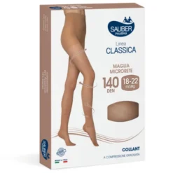 Linea Classica 140D Collant Nero Tg.2 Sauber