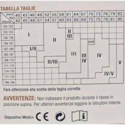 Linea Classica 140D Collant Premaman Nero Tg.5 Sauber