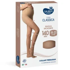 Linea Classica 140D Collant Premaman Nero Tg.2 Sauber