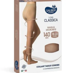Linea Classica 140D Collant Taglie Comode Nero Tg.3 Sauber