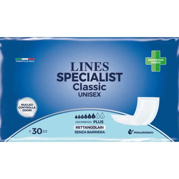 Lines Specialist Classic Rettangoare PLUS Senza Barriera 30 Pezzi