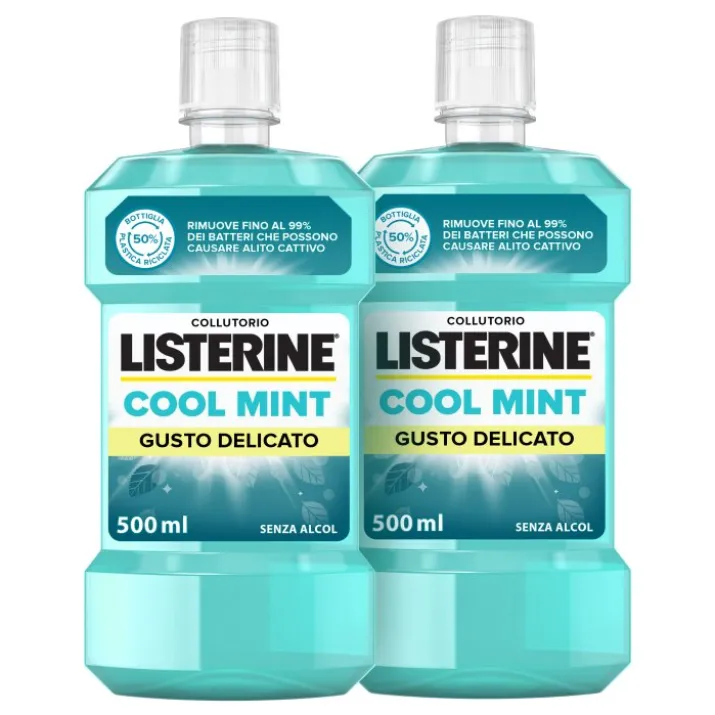 Listerine® Cool Mint Gusto Delicato 2x500ml
