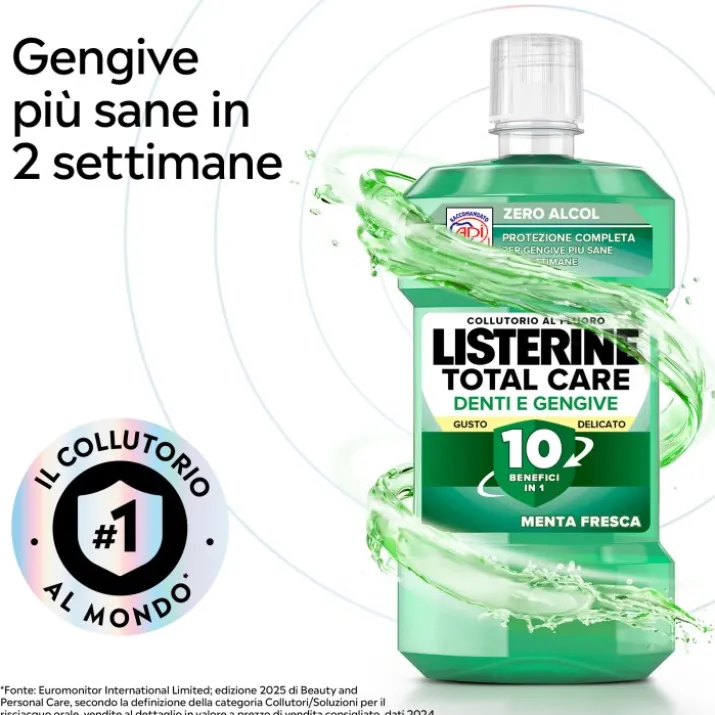 Listerine Difesa Denti E Gengive Gusto Delicato 500ml