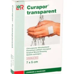 Lohmann & Rauscher Curapor Medicazione Chirurgica Sterile Trasparente 7x5cm