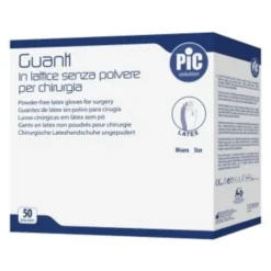 Lombarda H Guanti Chirurgici Lattice con Polvere Misura 7.5