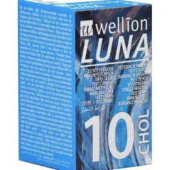 Luna Chol Test Strips Colesterolo Wellion 10 Strisce Reattive