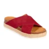 MALINDY CROSS SUEDE WOMANS RUBY RED N36 Dr.Scholl's®