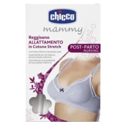 Mammy Reggiseno Allattamento Cotone Stretch Bianco 6D Chicco 1 Pezzo