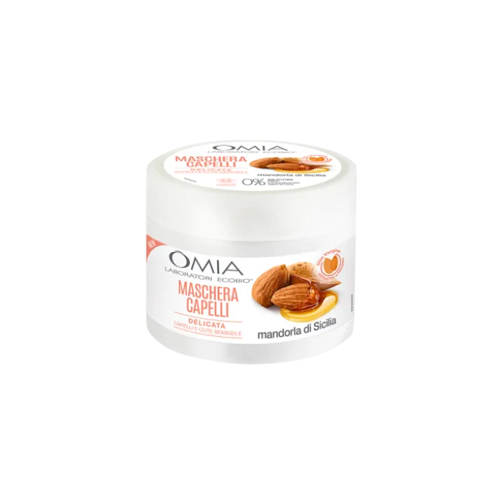 Maschera Capelli Mandorla Di Sicilia Omia Laboratori Ecobio 250ml
