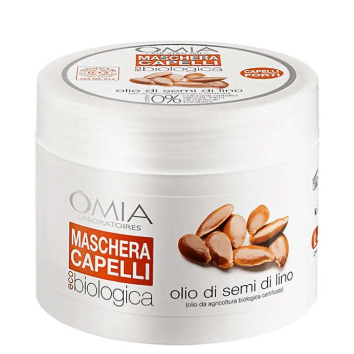 Maschera Capelli Semi Di Lino Omia 250ml