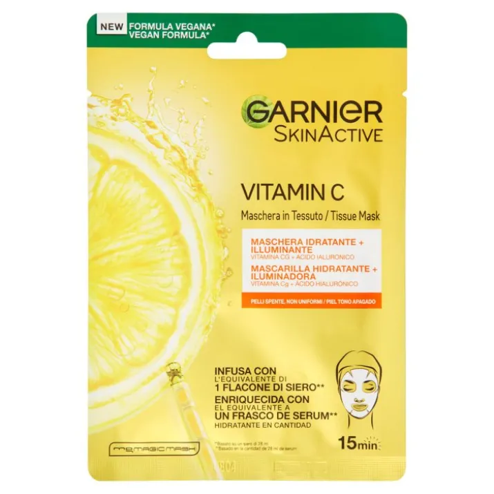 Maschera In Tessuto Vitamina C Garnier 1 Pezzo