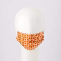 Mascherina Arabo Arancio Linea Oro Carillo Kit 2 Mascherine