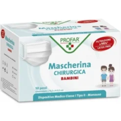 Mascherina Chirirgica Bambini Profar 50 Pezzi