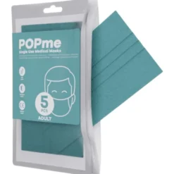 Mascherina Chirurgica Adult Ocean POPme 5 Pezzi