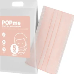 Mascherina Chirurgica Adult Powder POPme 5 Pezzi