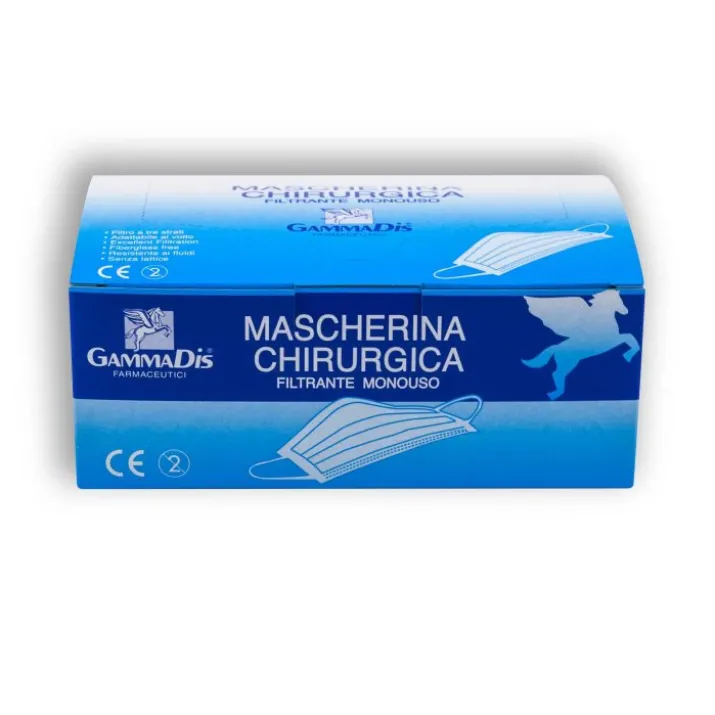 Mascherina Chirurgica Gammadis 50 Pezzi