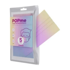 Mascherina Chirurgica Junior Rainbow POPme 5 Pezzi