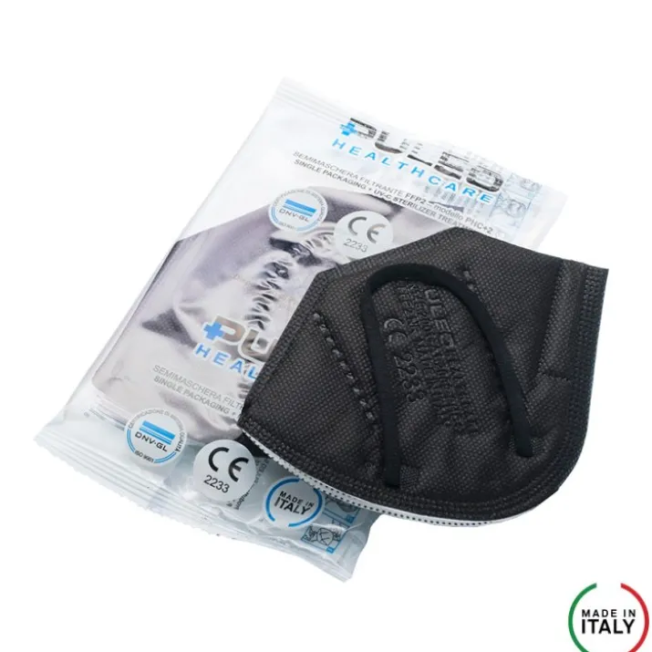 Mascherina FFP Nr Nera Puleo HealthCare 1 Pezzo